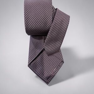 Ralph Lauren Purple Label Bond St. Geometric Silk Tie “Style”